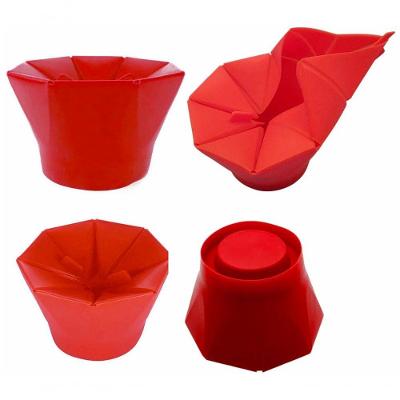 Balde Pipoca Pipoqueira Silicone Para Micro-ondas Sem óleo