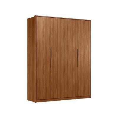 Guarda-roupas Casal 4 Portas E 3 Gavetas Multimóveis Cr35232 Nogueira Nogueira