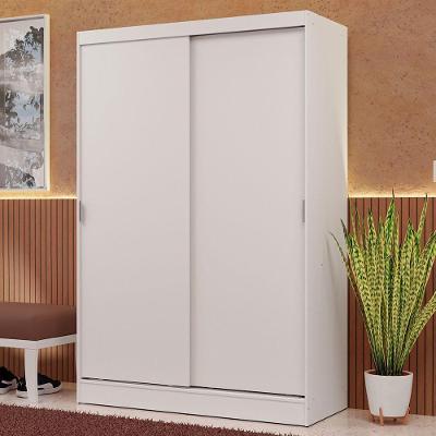 Guarda-roupa 2 Portas De Correr Branco Max Madesa Branco
