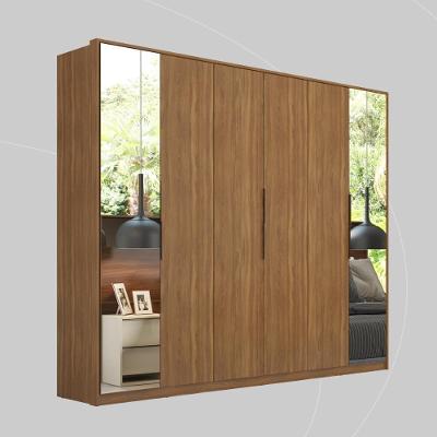 Guarda-roupas Casal Com Espelhos 6 Portas Multimóveis Cr35229 Amêndola Amêndola