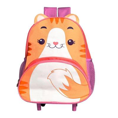 Mochila De Rodinha Infantil - Gato