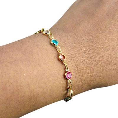 Pulseira Feminina Ouro Aço Inoxidável + Saquinho Presente Dourada Social Qualidade Premium Casual