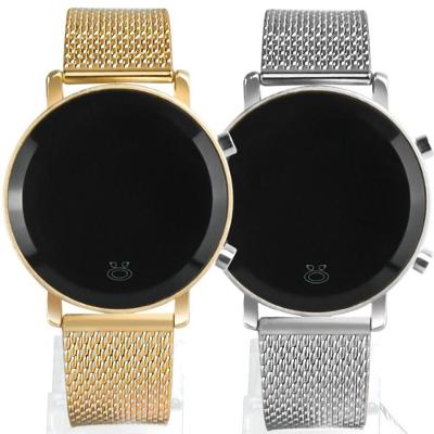 Relogio Dourado Led Silicone + Relogio Feminino Digital Aço Qualidade Original Presente