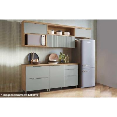 Cozinha Completa Completa Marquesa 5 Peças Nature/Verde - Nesher