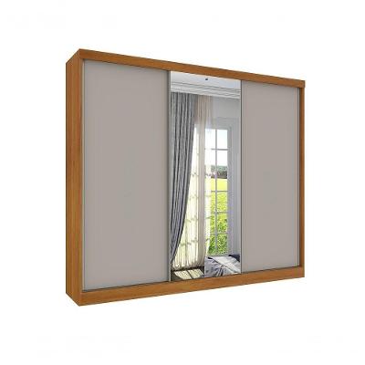 Guarda Roupa Casal Milao 3 Portas 6 Gavetas Tcil