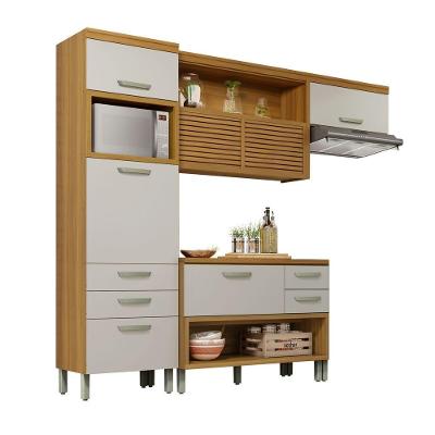 Cozinha 3 Peças Mdf Princesa Nesher Freijó-off