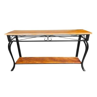 Aparador Grande Para Sala Ferro E Madeira Artesanal Tamanho 150cm
