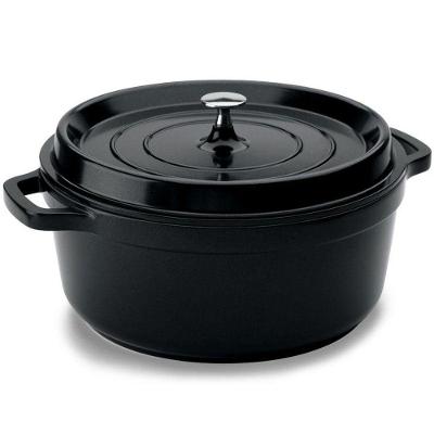 Caçarola Hércules Revestimento Cerâmico 6,8l Indução Preta Pa900-28p