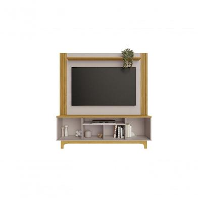 Estante Home Para Tvs De Ate 65 Polegadas Balsamo Candian - Jcm Movelaria Nature-off White