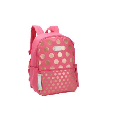Mochila De Costas Rosa Com Bolinhas Up4you Ms46711up0300un