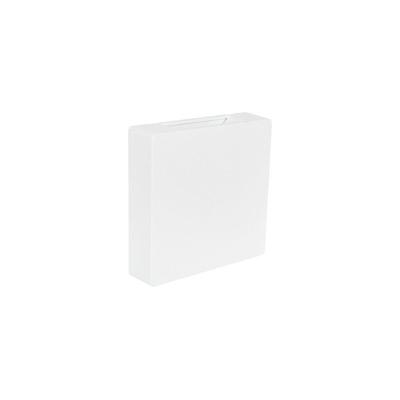 Arandela Blumenau Clean Led Quadrada 3w Bivolt 3000k U Branca Unica {$observacao_cor}
