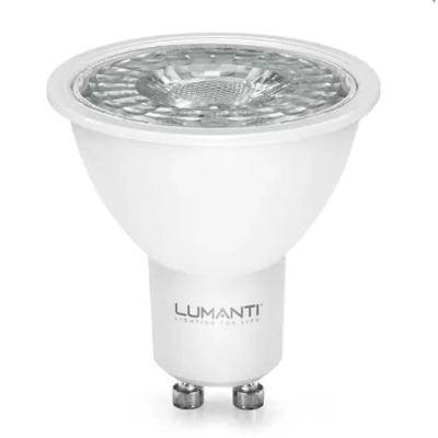 Lâmpada Led Dicroica Mr16 Gu10 4.8w 3000k Bivolt 100-240v Luz Quente Decoração