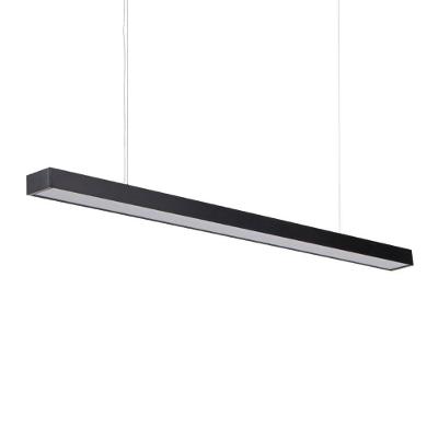 Lustre Pendente Nordecor Otan Bivolt Preto 4000k Luz Neutra