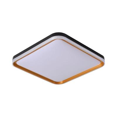Plafon Skylight Queenstown 4050 Led Bivolt Preto-dourado