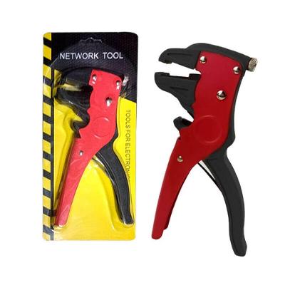 Alicate Para Descascar E Cortar Fios E Cabos Vermelho