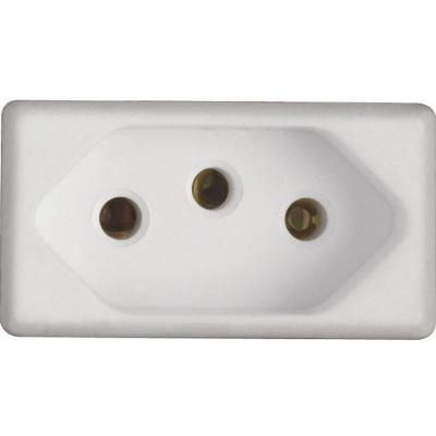 Kit 4 Modulo Tomada 2p T Tramontina 20 A 250 V Branco