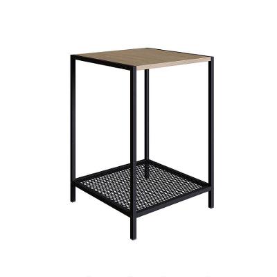 Mesa Lateral York 58cm Estrutura Preto Fosco - Hanover