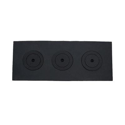 Chapa Redução Em Ferro Para Fogão A Lenha 3 Furos 117X50Cm