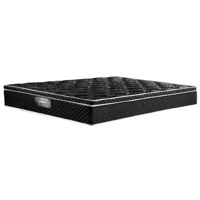 Colchão Queen Size Perola Negra 158X198X32Cm Eps Molas Ensacadas Gazin Preto
