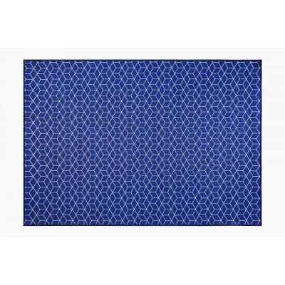 Tapete Quarto 1,40 X 2,00 Cubo Azul Pratik Antider. 