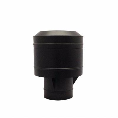 Chapéu Preto Tipo Canhão Sputinik Chaminé 200 Mm De Diâmetro