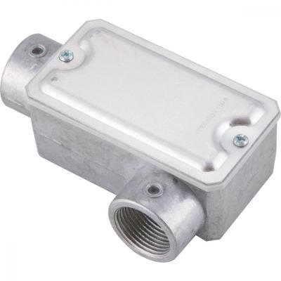 Condulete Fixo 3/4" Tipo "Ll" - Com Tampa / Rosca Bsp