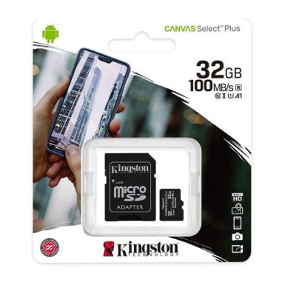 Cartão De Memória Micro Sd Kingston Canvas Select Plus 32Gb