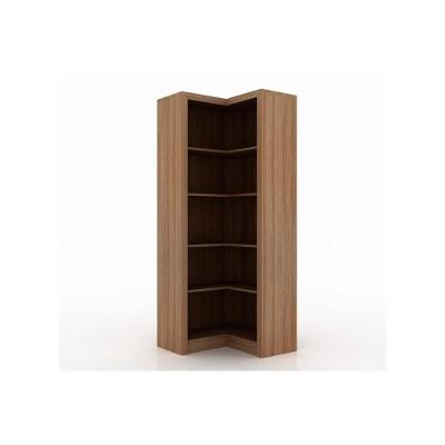 Estante Livreiro Casal ME4132 de Canto c/ 4 Prateleiras Amêndoa - Tecno Mobili