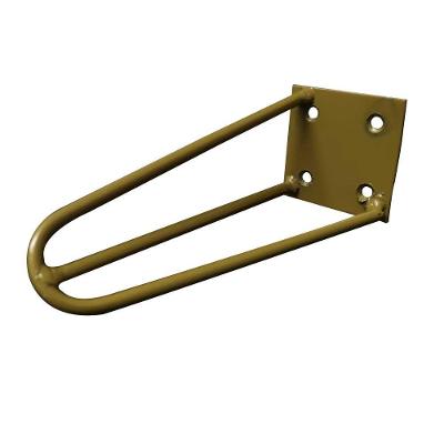 Kit 6 Pés De Metal 15 Cm Hairpin Legs Mesas De Centro Puffs Dourado G41