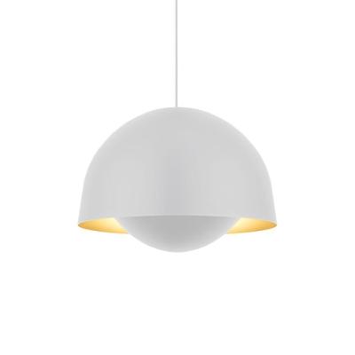 Lustre Pendente Blumenau Ergo E27 Bivolt Branco Fosco