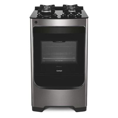 Fogão 4 Bocas Consul CFO4VAR Inox Acendimento Automático Bivolt