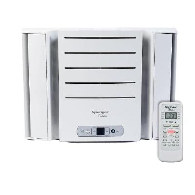 Ar Condicionado De Janela Springer Midea Eletrônico 7.500 BTUS Frio Branco Monofásico QCK075RB 220V