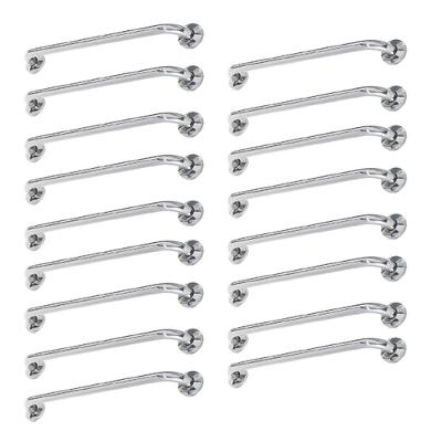 Alça De Apoio Inox Barra 80cm17 Unidades Segurança Idoso Cadeirante Banheiro Quarto Acessibilidade