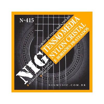 Encordoamento Nig N415 P/ Violão Náilon Média Tensão - Ec0386