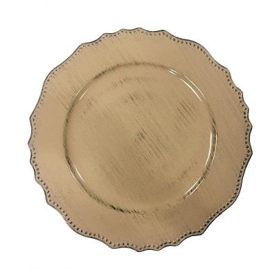 Sousplat Vintage Bege Claro - Rafimex
