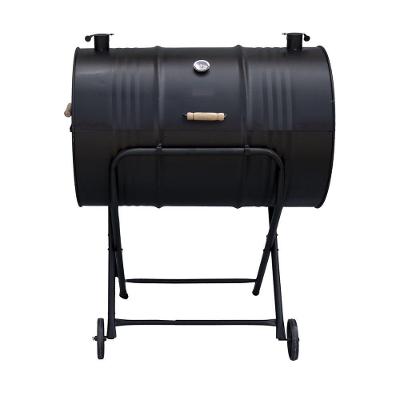 Churrasqueira A Bafo Grill Tambor E Termômetro 200L C/ Rodas