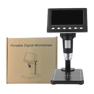 Microscópio Digital Tela 4,3 Polegadas Amplia 1000x Usb