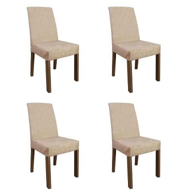 Kit 4 Cadeiras Jantar 4255 Rustic/imperial Madesa