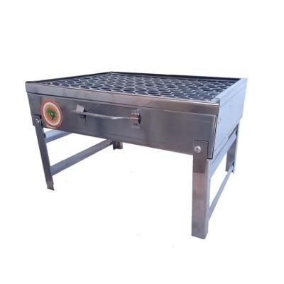Churrasqueira Malinha Portátil Inox com Grelha Galvanizada