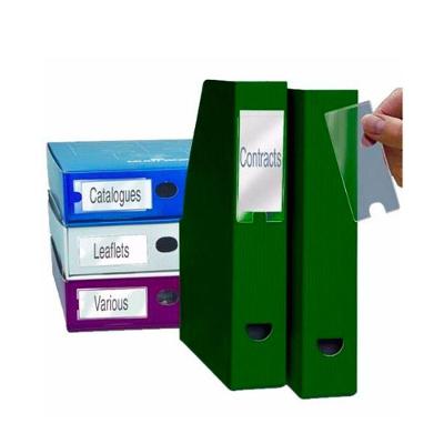 Porta Etiquetas Auto Adesivo 55x150mm Caixa com 100 Unidades