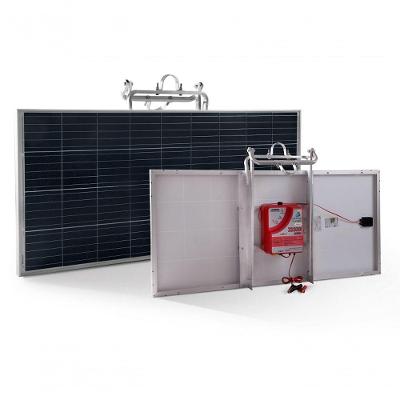 Eletrificador Solar Para Cerca Rural 300km Zs300i 18 Joules Zebu