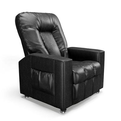 Poltrona Do Papai Reclinável Para Cinema Sora Pu Fh1 - D'rossi Cor Preto