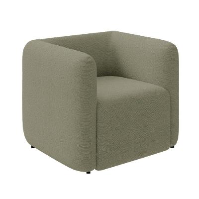 Poltrona Sala De Estar Decorativa Laguna Bouclê Verde K01 - D'rossi