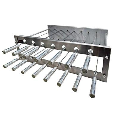 Churrasqueira Rotativa Cerpo 15 Espetos Dupla Inox Premium