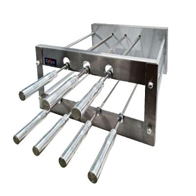 Churrasqueira Rotativa Cerpo 07 Espetos Dupla Inox Premium