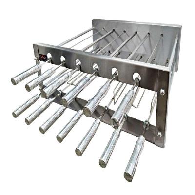 Churrasqueira Rotativa Cerpo 13 Espetos Dupla Inox Premium