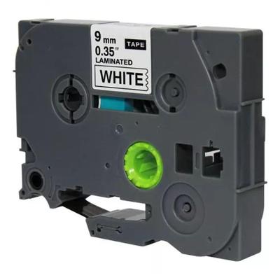 Fita Compatível Rotulador Brother Tze 221 Branca 9mm