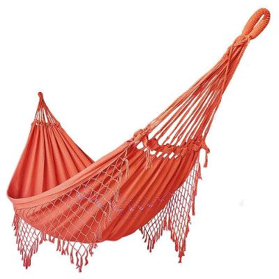 Rede De Dormir Casal Balanço De Algodão :laranja