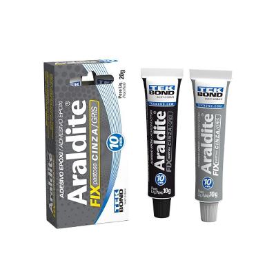 Adesivo Araldite Fix Pastosa Cinza 10 Min. 20gr - Tekbond