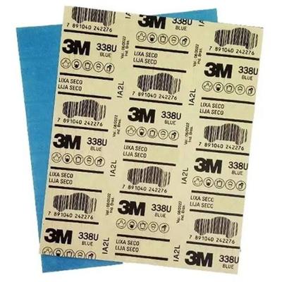 Kit Com 10 Lixa Seco Blue 150 - 3m 338u